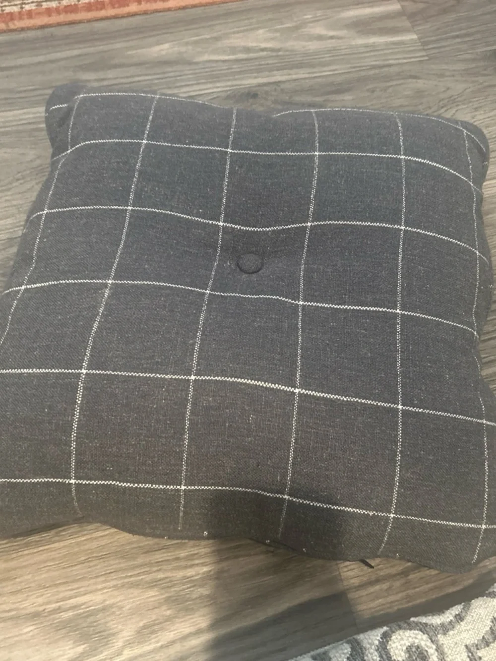 Neutral Scroll Pattern Decorative Throw Pillows set of 2 - Gray and Cream